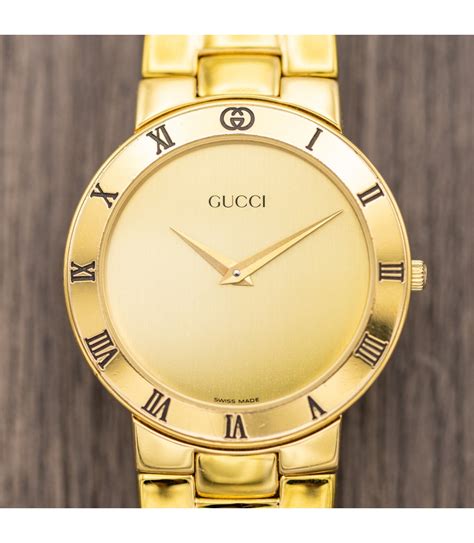 gucci mens watch gold|Gucci men's watches clearance sale.